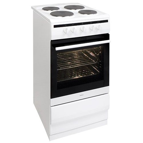 508EE1W 50cm freestanding electric cooker with electric plate hob, white Alternative (0)