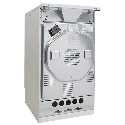 508EE1W 50cm freestanding electric cooker with electric plate hob, white Alternative (1)