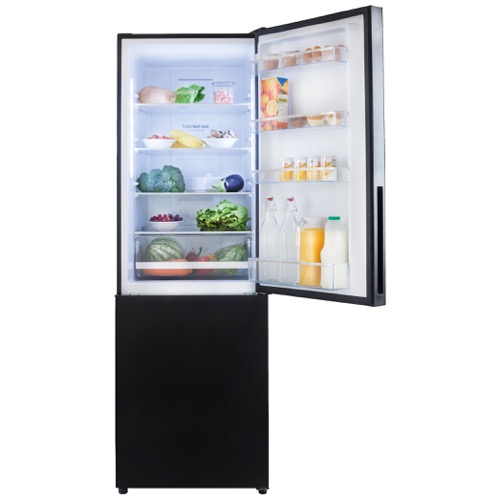 FK3216GBDF 60cm freestanding frost-free 70/30 fridge freezer, black glass Alternative (22)
