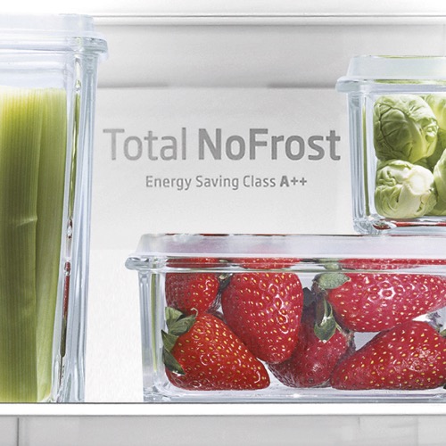 FK3216GBDF 60cm freestanding frost-free 70/30 fridge freezer, black glass Alternative (24)