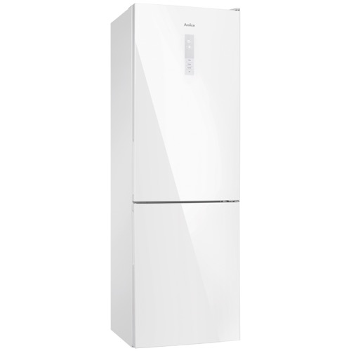 FK3216GWDF 60cm freestanding frost-free 70/30 fridge freezer, white glass Alternative (0)