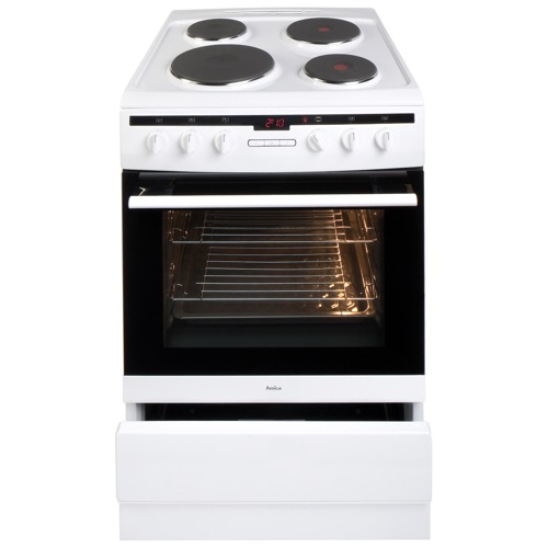 608EE2TAW 60cm freestanding electric cooker with electric plate hob, white Alternative (4)