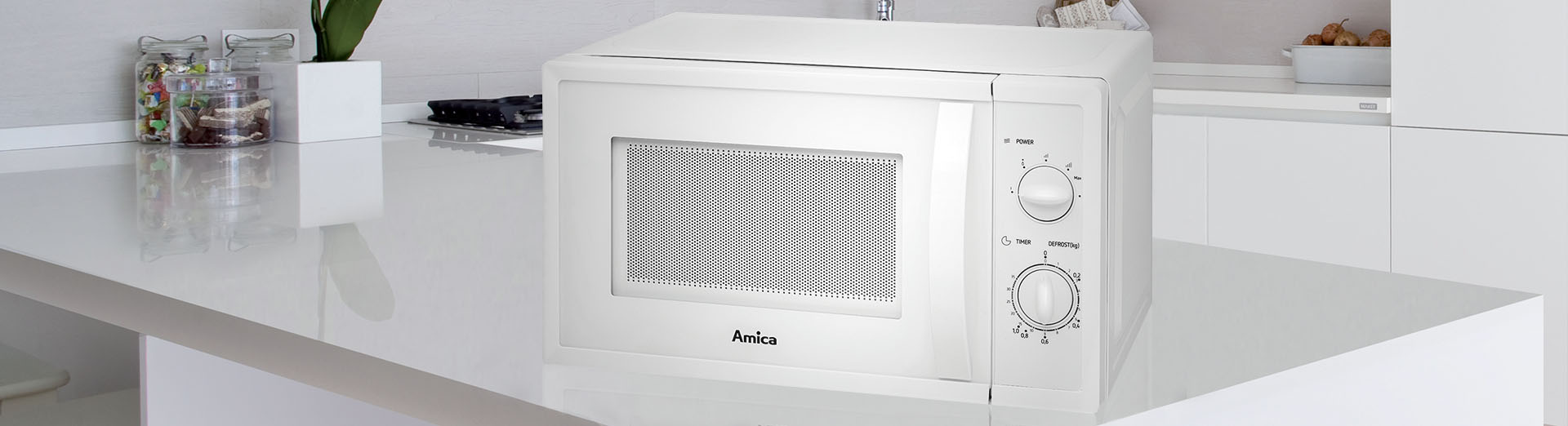 freestanding microwave top banner