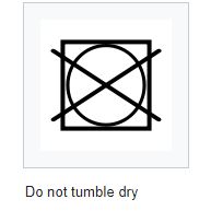 Tumble dryer symbol